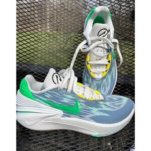 Nike Air Zoom GT Cut 2.0 size 9.5 men' s blue/green basketball shoes great cond